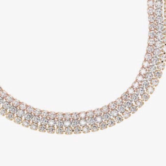 NORDSTROM METALLIC TRIPLE STRAND SLIDER BRACELET - Picture 2 of 2